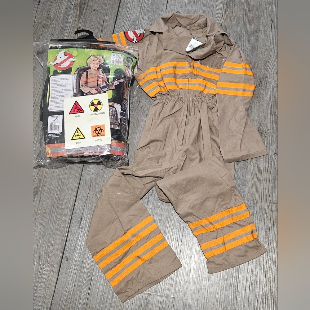 Rubie's Ghostbusters Kids Costume with Orange Stripes